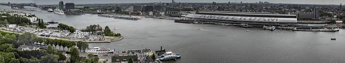 rudolf-art-photography/architecture/Large Sky Panorama Amsterdam Center->Oost 